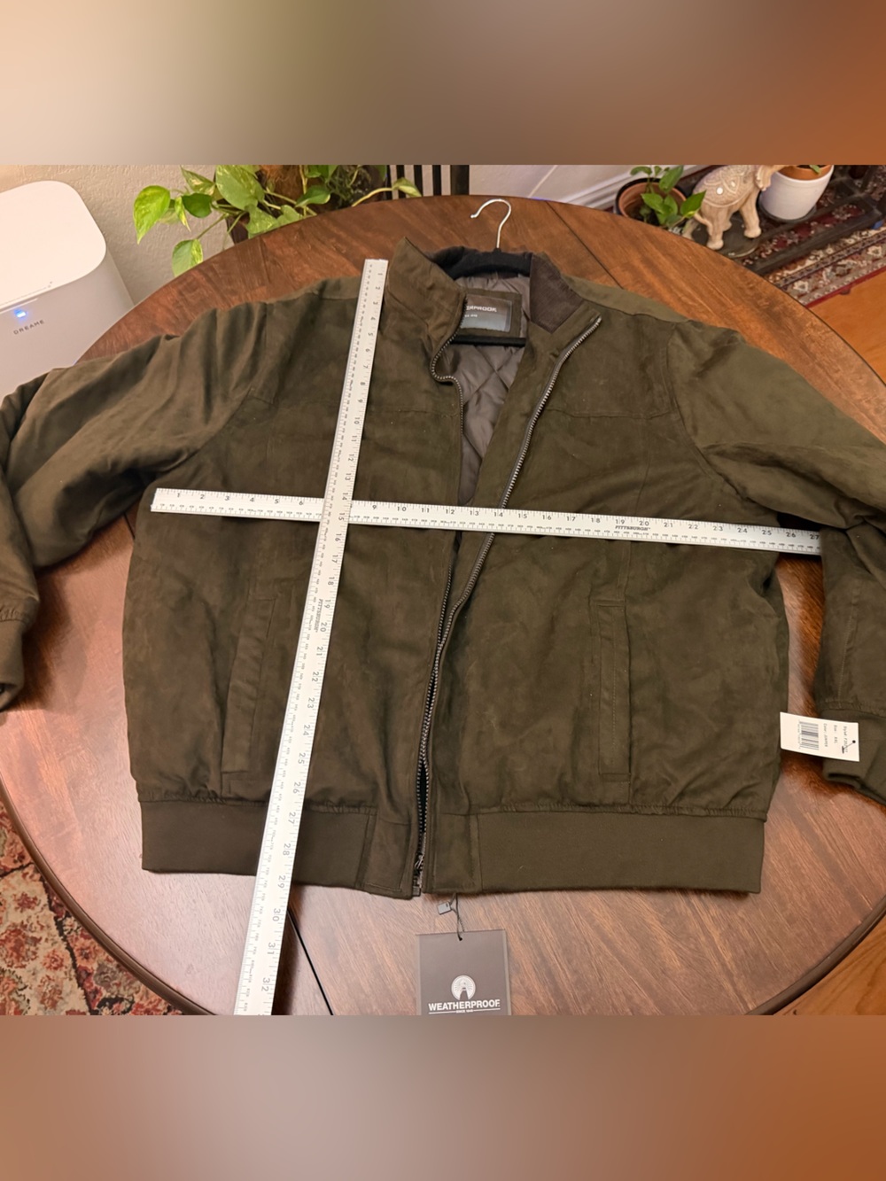 Weatherproof Olive Green Men's Performance Bomber Jacket